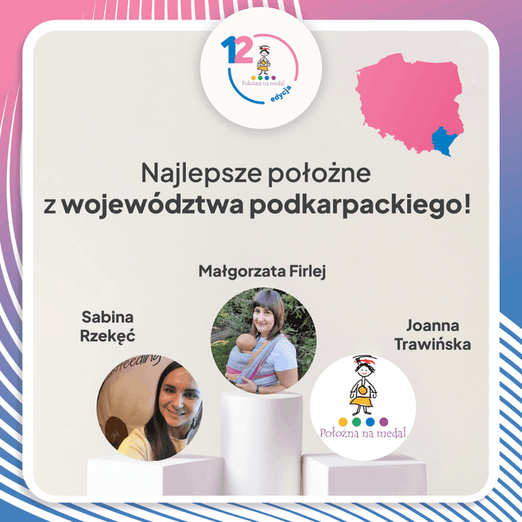 Najlepsze trzy położne z województwa podkarpackiego